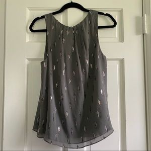 Joie silk top in grey